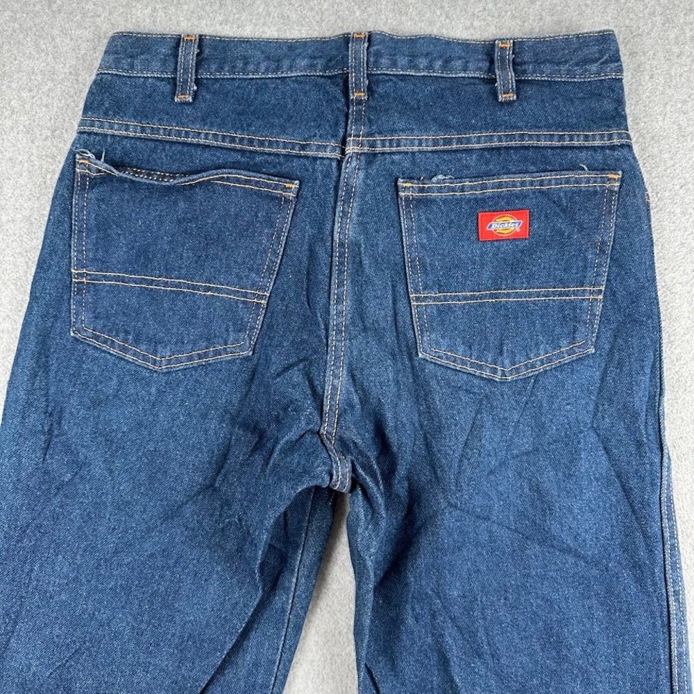 Dickies Mens Relaxed Fit Straight Leg Jeans Dark Wash Blue Size 33x32 Cowboy - Picture 3 of 8